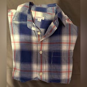 Merona men’s plaid button down